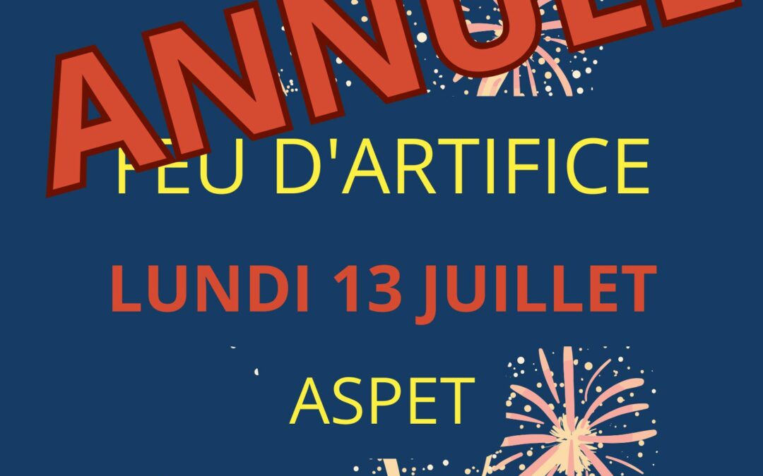 Feu d&rsquo;artifice