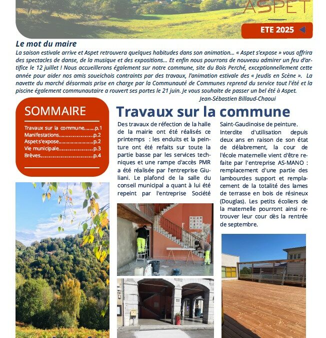 Nouvelles Brèves été 2025