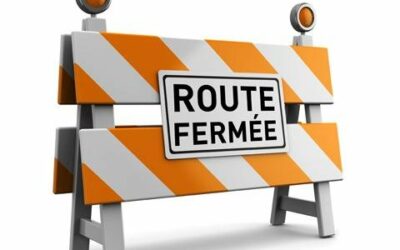 Travaux sur le pont route de Goua
